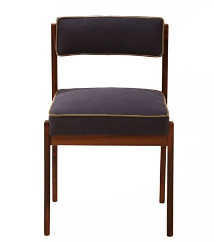 Brazilian 8 Sergio Rodrigues Tiao Chairs In Solid Rosewood 1959