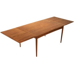 Teak Selig Dining Table With Two Leafs