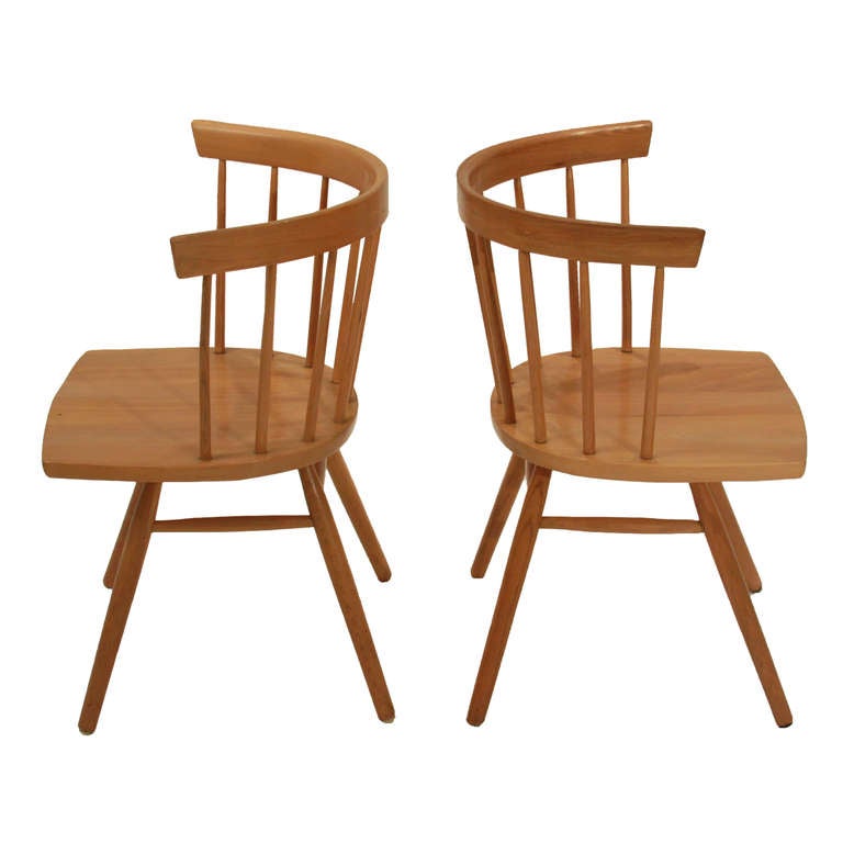 American Set of Four Dining Chairs by George Nakashima for Knoll