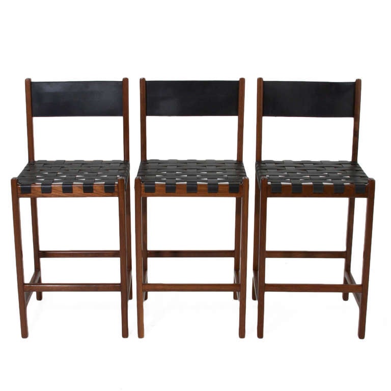 leather strap bar stools