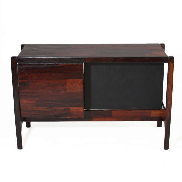 Mid-20th Century Patchwork Rosewood Desk by Jorge Zalszupin For Sale