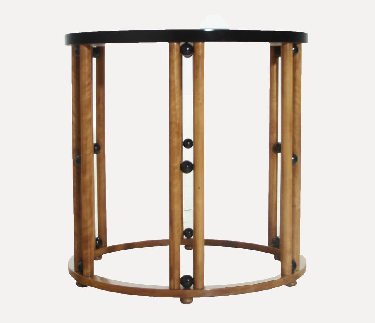 Austrian Later Production Wood Occasional Table Attributed to Josef Hoffman
