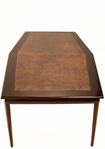 Monteverdi Young Walnut Burl Dining Table In Good Condition For Sale In Hollywood, CA