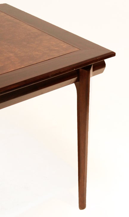 Monteverdi Young Walnut Burl Dining Table For Sale 1