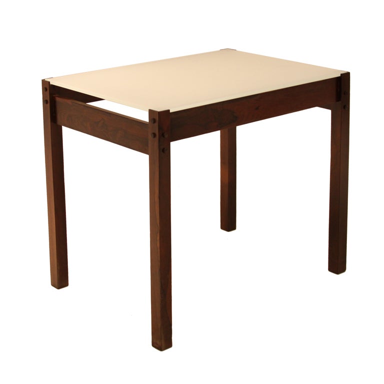 Brazilian Rosewood Writing Table Petite Desk For Sale