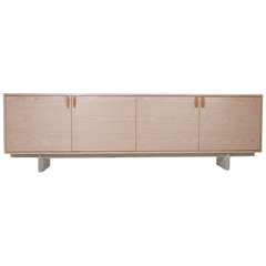 The Rio Credenza in Bleached oak by Thomas Hayes Studio