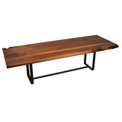 The Colyer Dining Table in Walnut by Thomas Hayes Studio