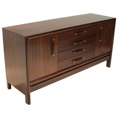 Brown Saltman Mahogany credenza with secret compartment