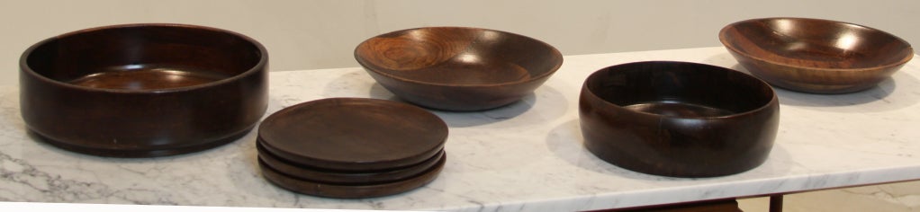 Set of 7 Brazilian serving pieces, priced individually