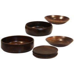 Set of 7 Brazilian serving pieces, priced individually