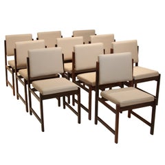 10 Solid Rosewood "Marco" Dining Chairs by Sergio Rodrigues