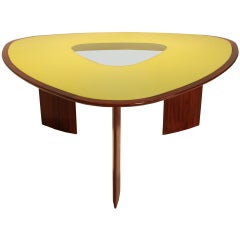 "Mesa Triangular"  Nine Seat Dining Table by Joaquim Tenreiro