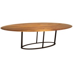 The Ellipse Dining Table by Thomas Hayes Studio