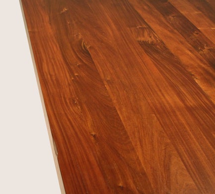 Contemporary Custom Colyer Dining Table in Ipe by Thomas Hayes Studio