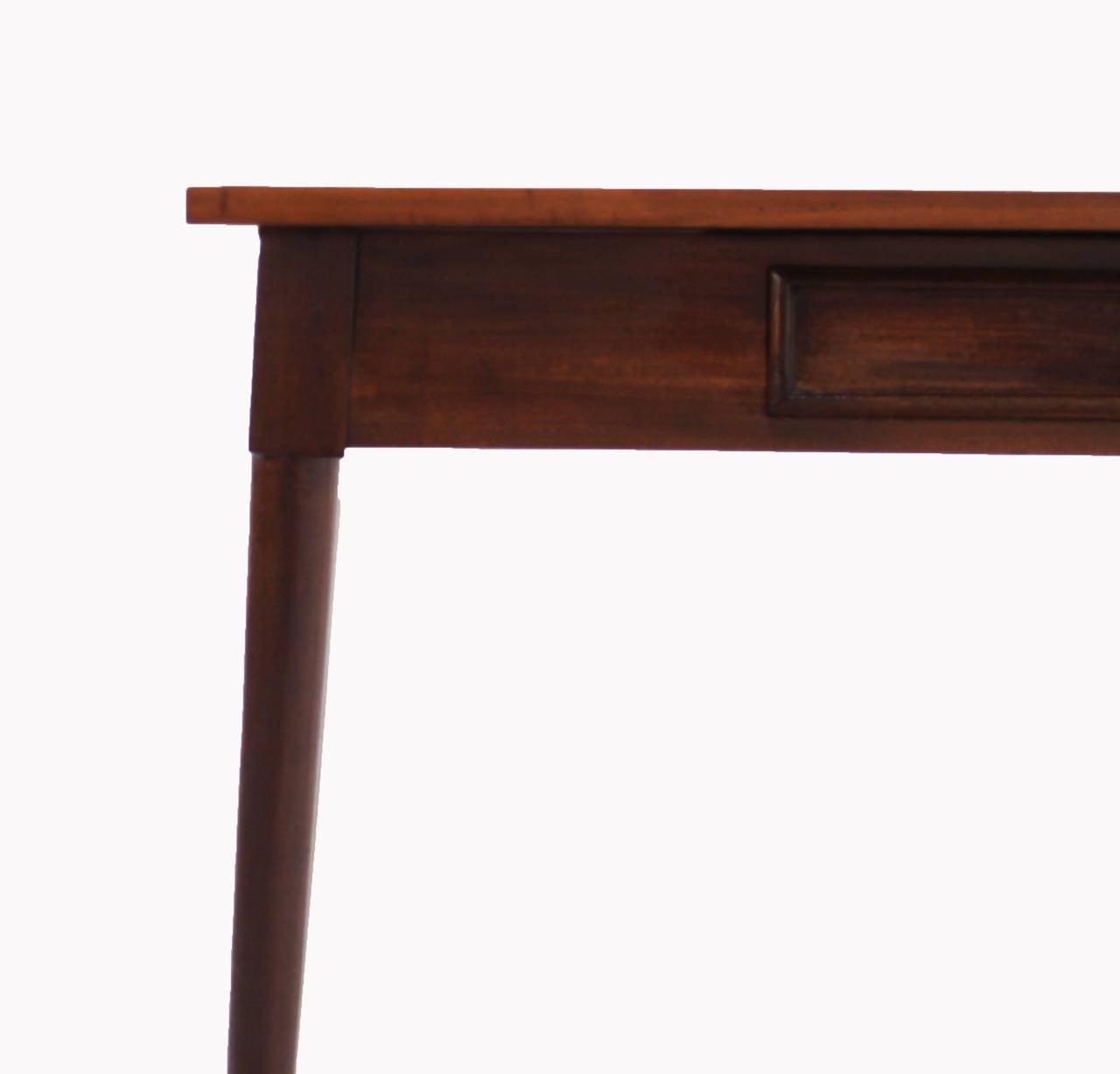 Mid-20th Century Giuseppe Scapinelli for Tepperman Freijo Table with Black Glass For Sale