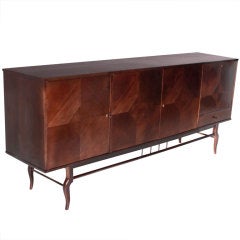Sculptural Canela Credenza by Giuseppe Scapinelli