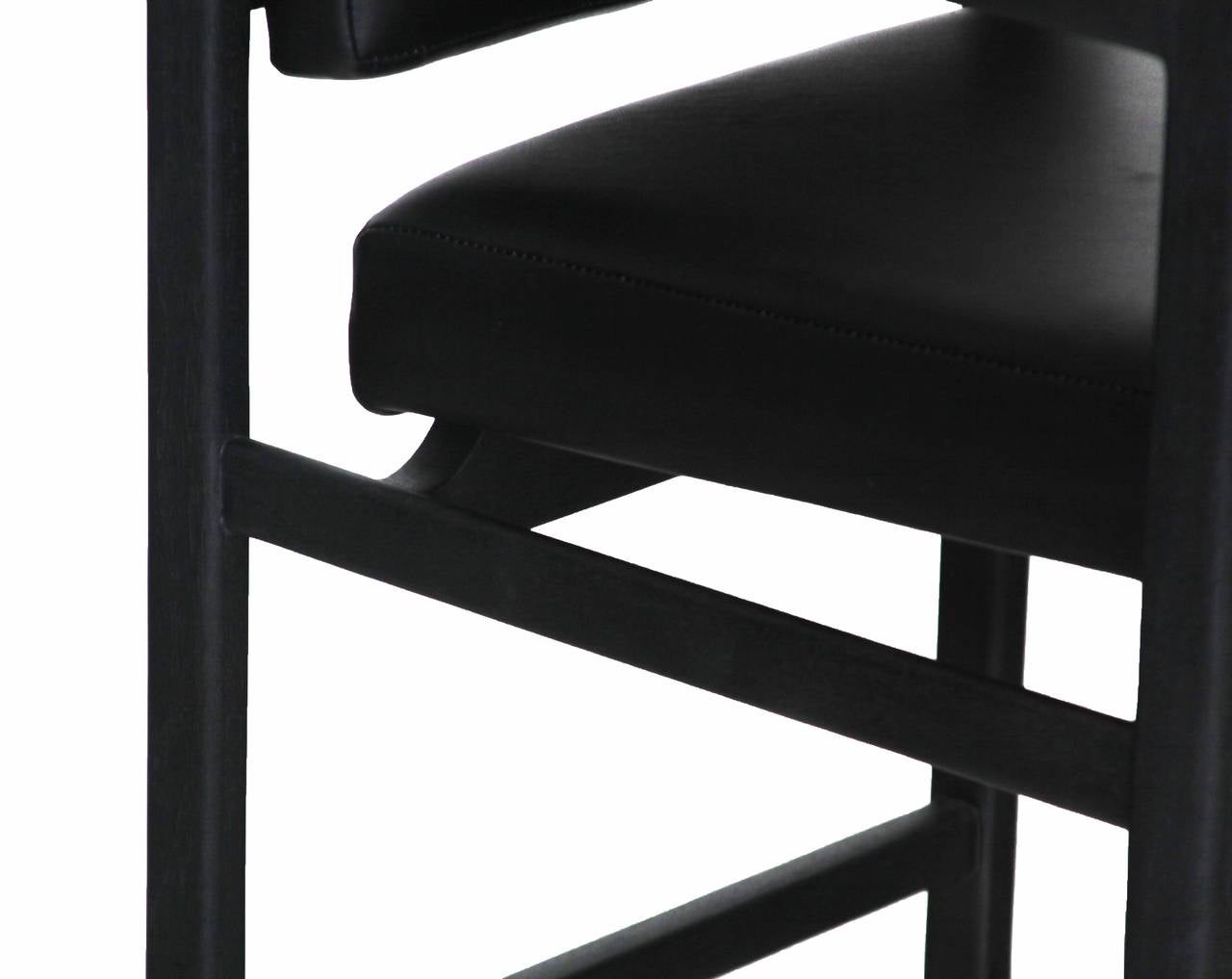 The Basic Bar Stool with Arms by Thomas Hayes Studio 3