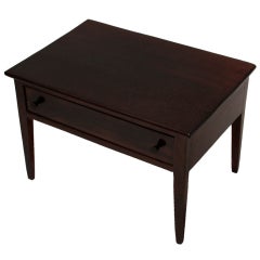 Vintage 1960
s Classic Brazilian Hardwood Side Table