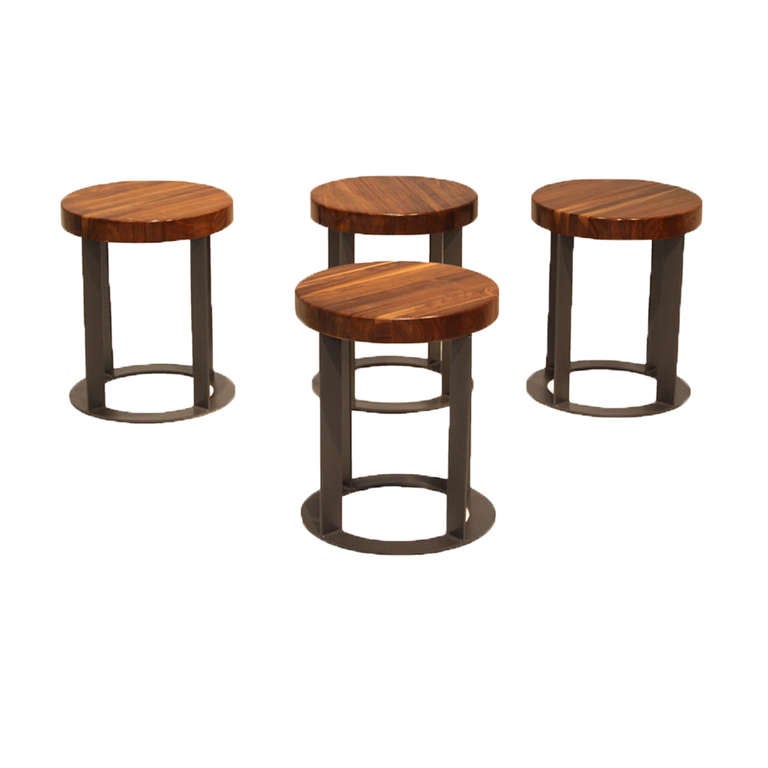 Set of Four "Tinga" Stools