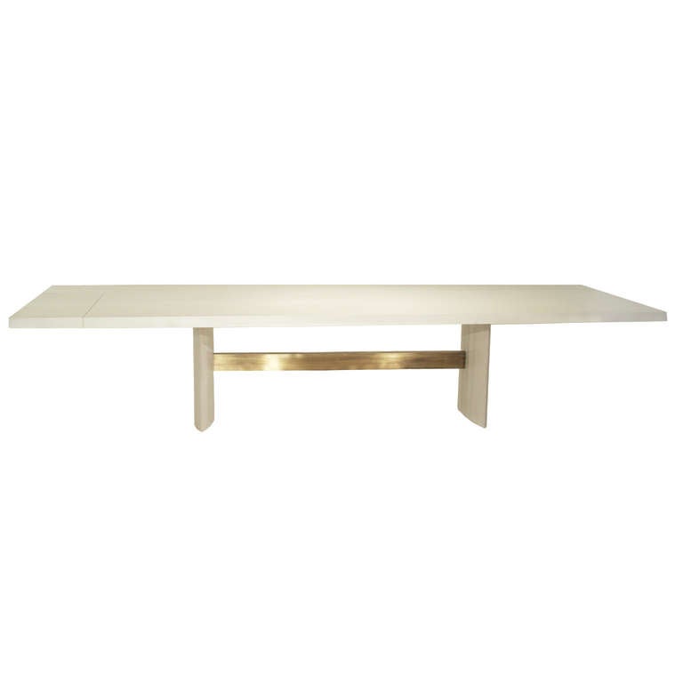 Custom Jantar Alloy Dining Table with Leaves 1