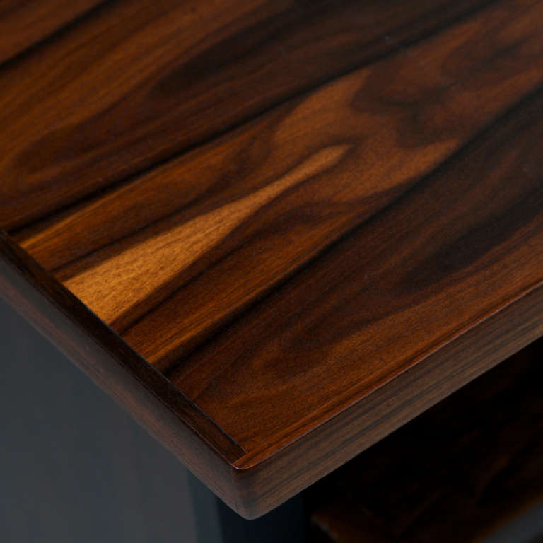 Mid-Century Brazilian Hardwood Desk For Sale 1