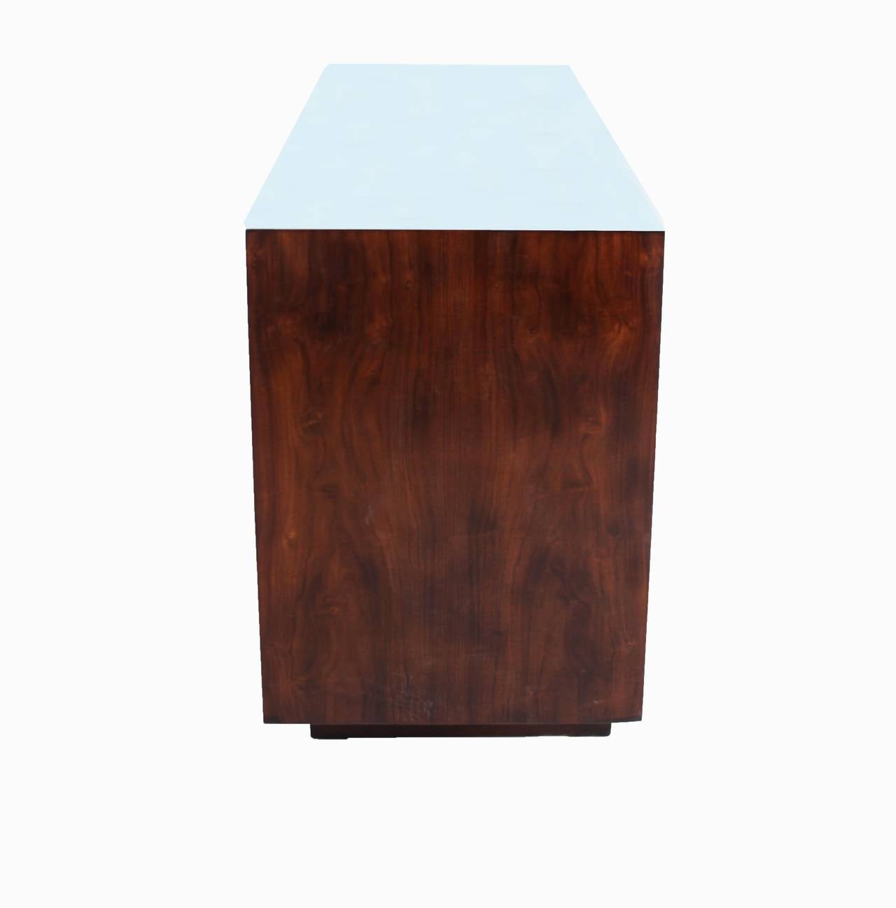 Lacquered Brazilian Mid-Century Modern Dresser in Caviuna Wood For Sale
