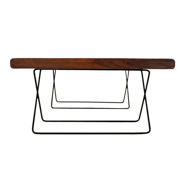 Large Brazilian Rosewood Coffee Table by Jorge Zalszupin 1