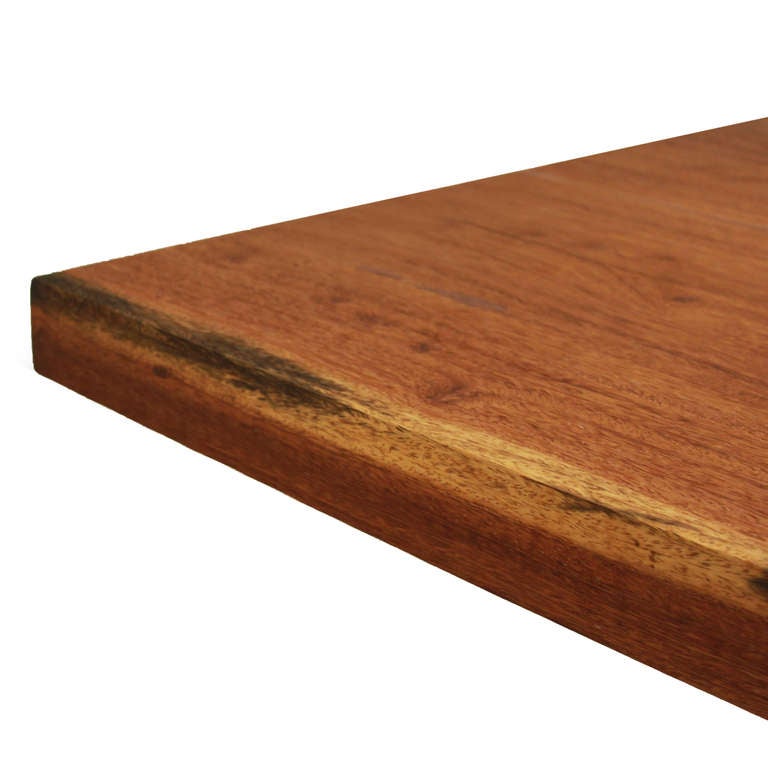 Custom solid Cumaru wood dining table by Thomas Hayes Studio at 1stDibs