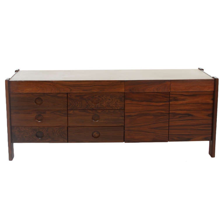 Brazilian Jorge Zalszupin Rosewood Dresser