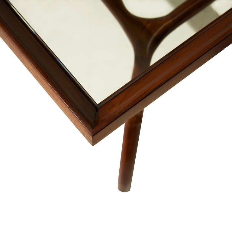 Sculptural Glass Coffee Table By Guiseppi Scapinelli 2