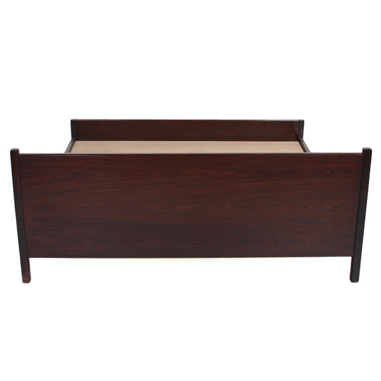 Brazilian Sergio Rodrigues Rosewood bed