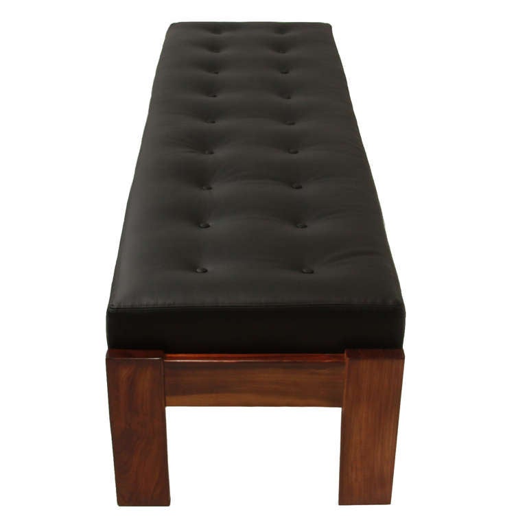 Solid Caviuna Bench by Jorge Zalszupin for L'Atelier