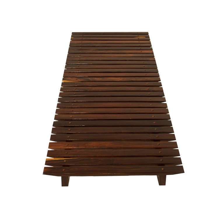 Mid-20th Century Solid Rosewood 