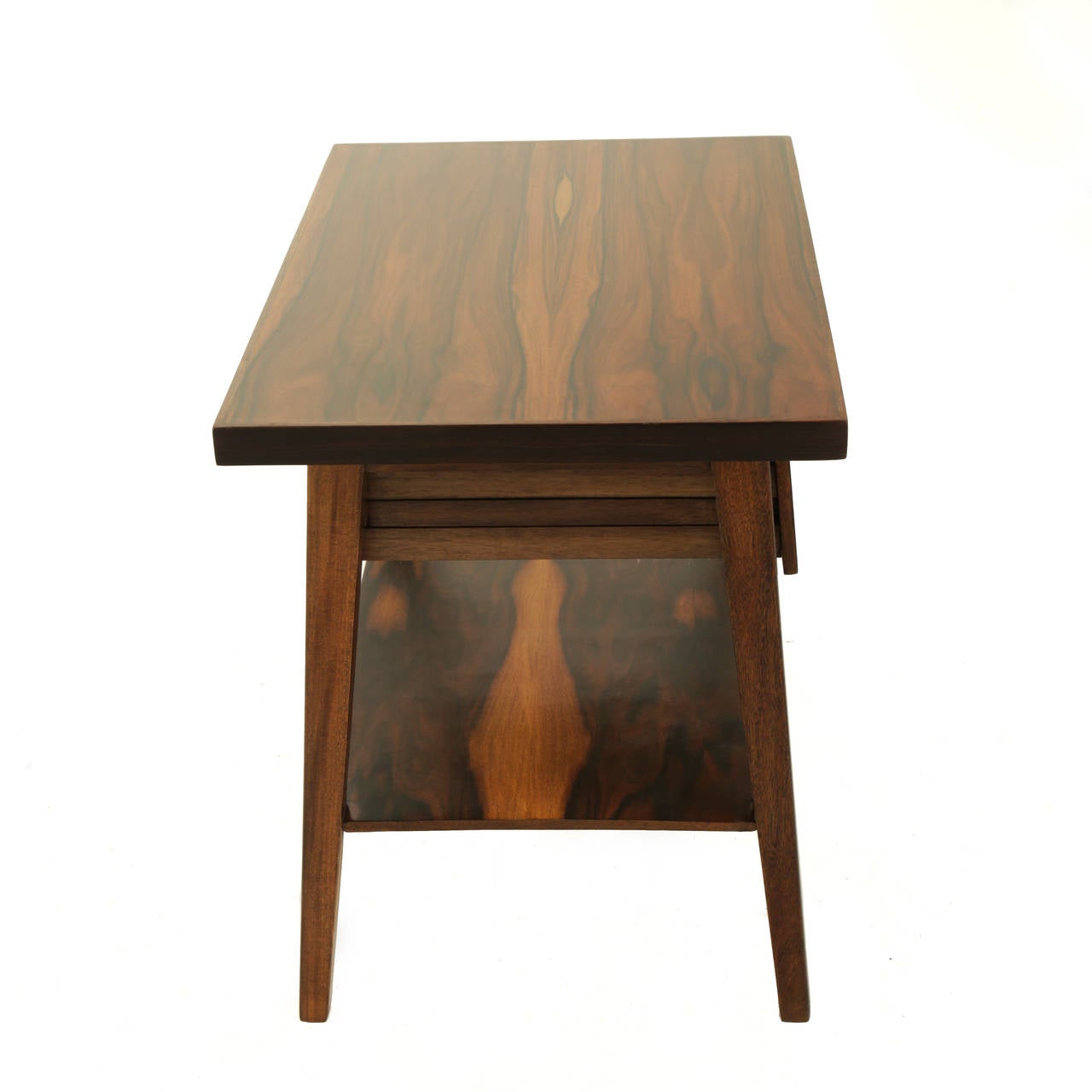 Pair of Rosewood Side Tables from Brazil For Sale 3