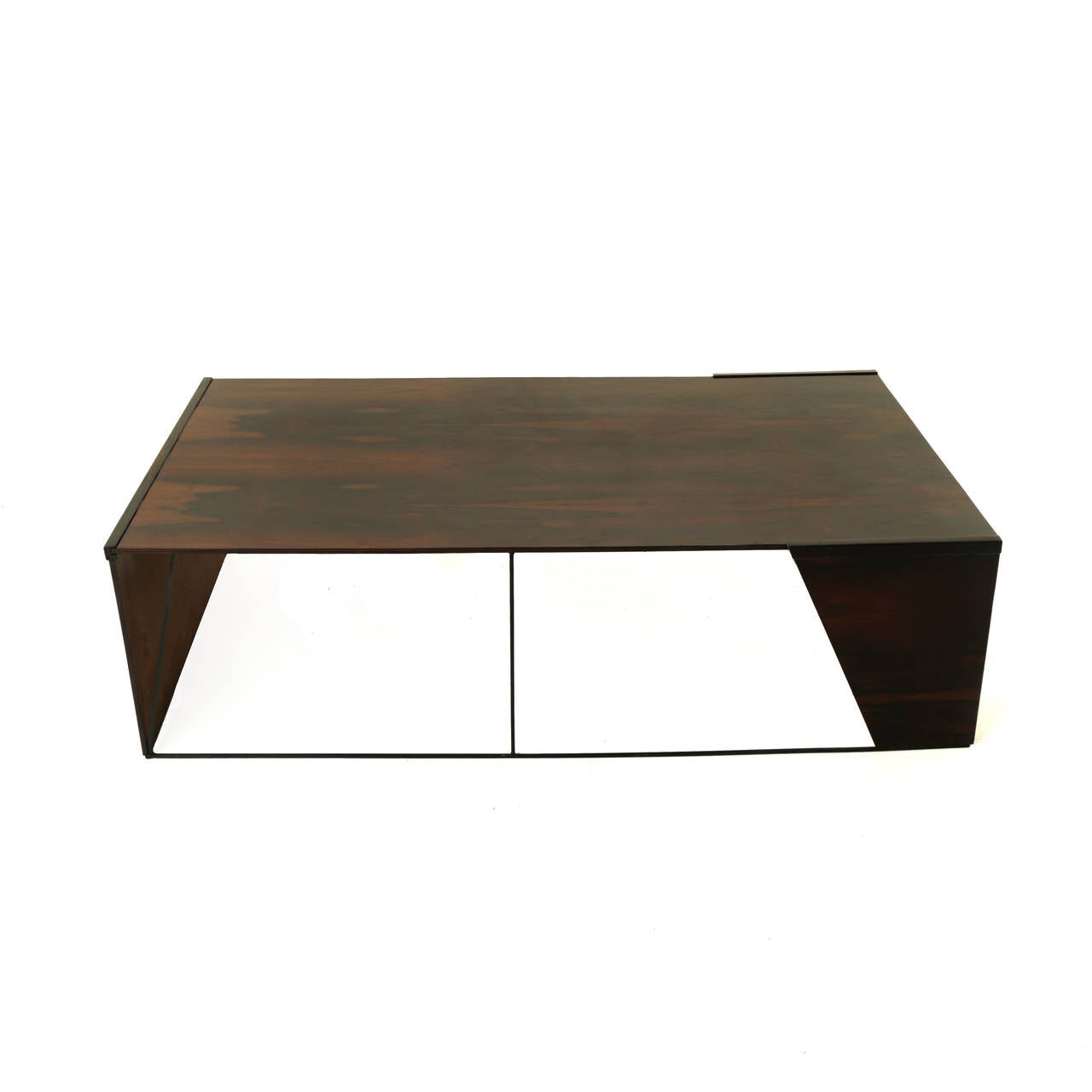 Large Brazilian Rosewood Coffee Table by Jorge Zalszupin In Good Condition For Sale In Los Angeles, CA