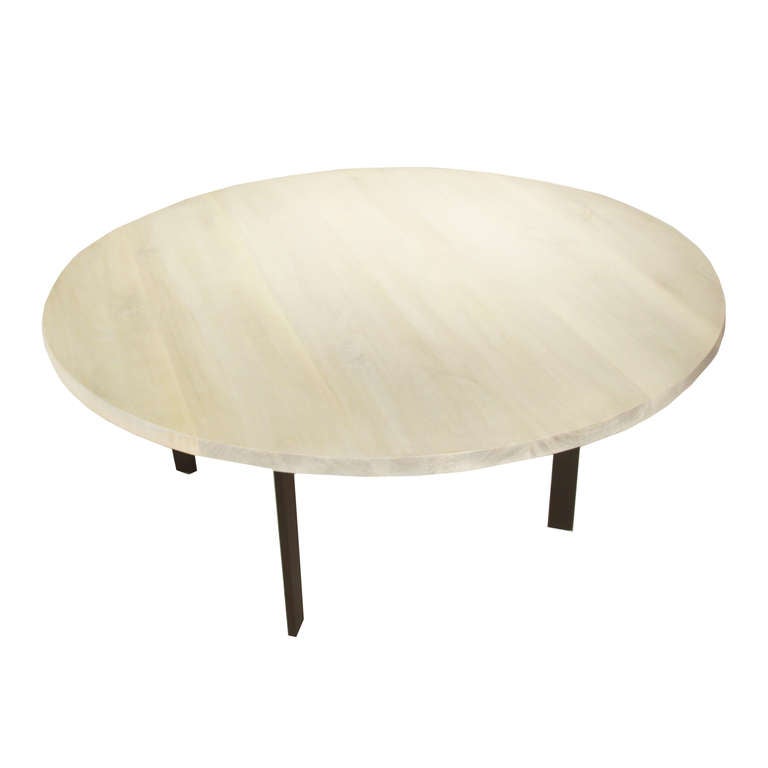 bleached walnut table