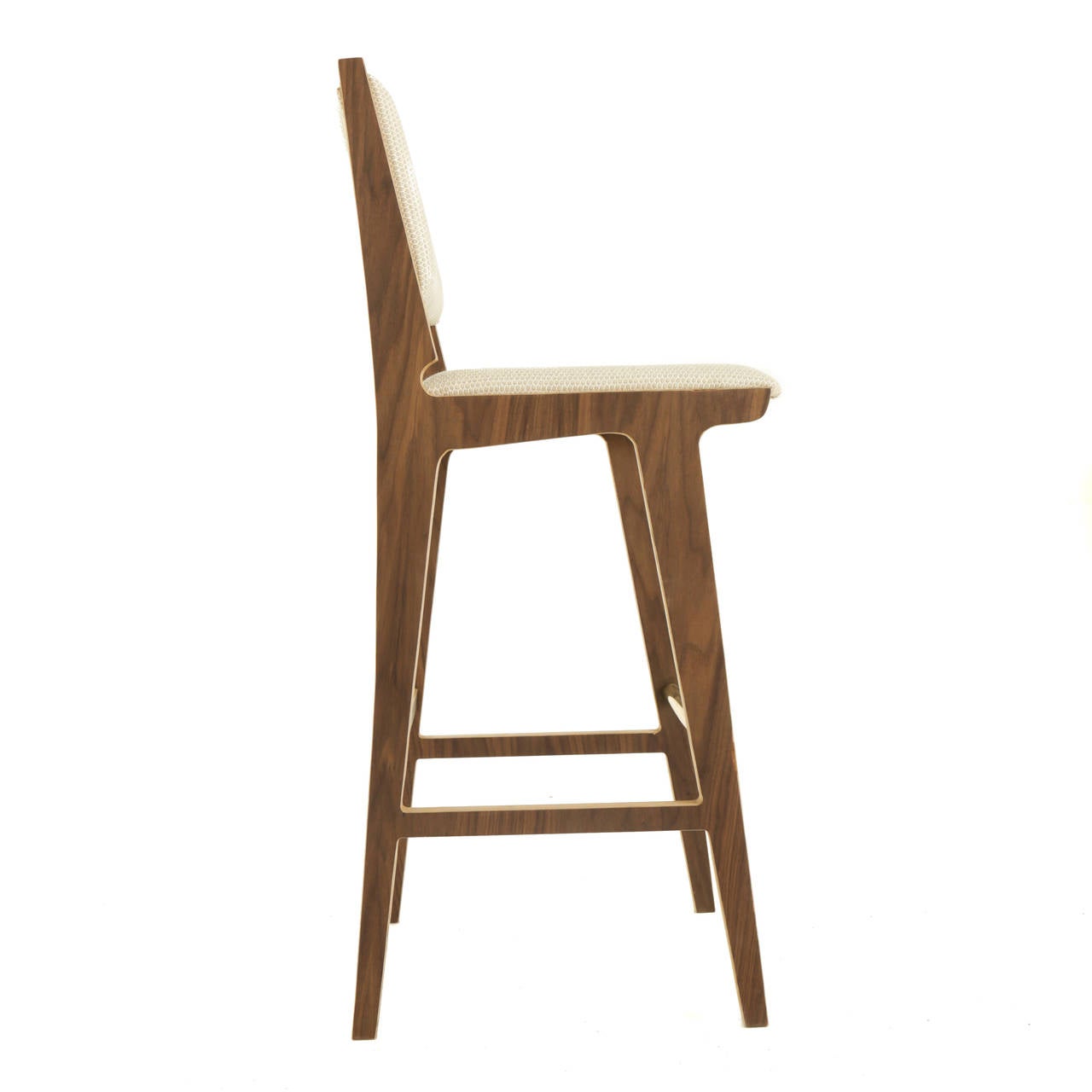 Oiled The Baltic Bar Stool by Thomas Hayes Studio