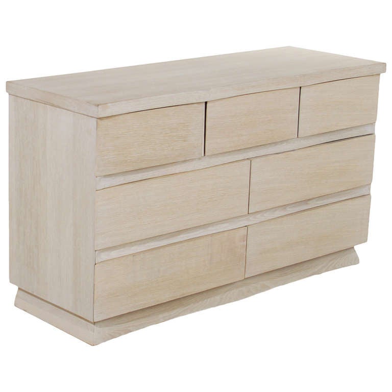 Bleached Oak Mengel Dresser at 1stDibs