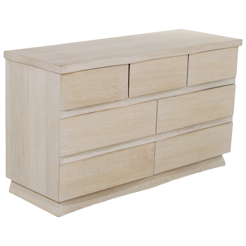 Bleached Oak Mengel Dresser At 1stdibs