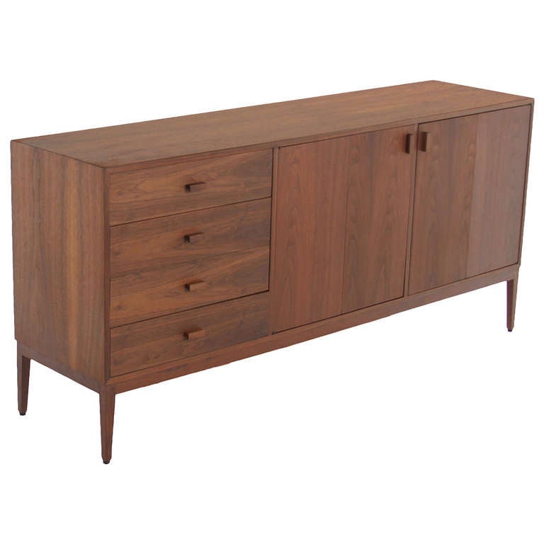 Solid Walnut Dresser at 1stdibs