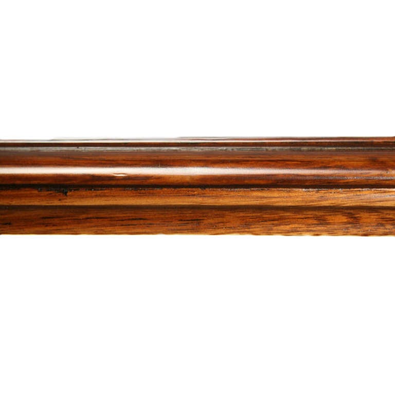 Wall-Mounted Rosewood Sculptural Console Hanging Shelf from Brazil For Sale 4