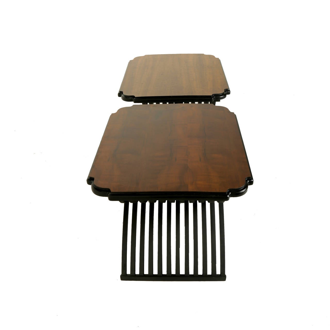 American Mid-Century Modern Mechanized Sculptural Side Tables For Sale