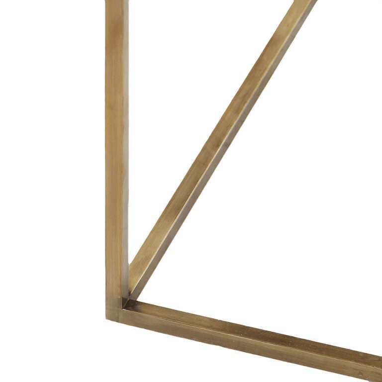 Brass The Kerry Side Table by Thomas Hayes Studio
