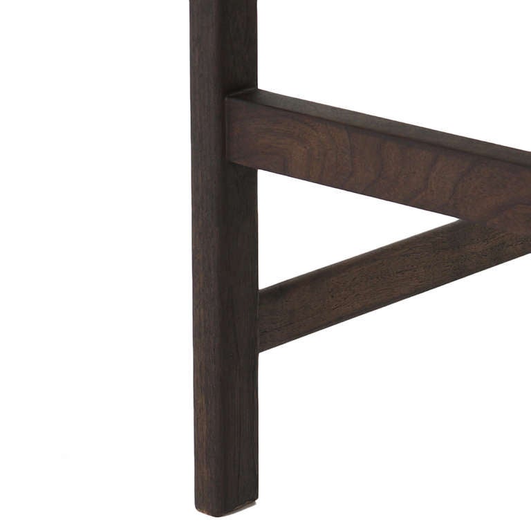 The Basic Pivot Back Dining Chair in Walnut by Thomas Hayes Studio 3