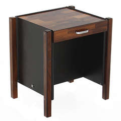 Patchwork Rosewood Side Table by Jorge Zalszupin 8