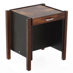 Patchwork Rosewood Side Table by Jorge Zalszupin