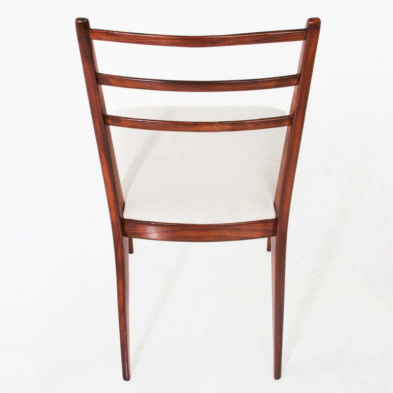 Set of 6 Brazilian Dining Chairs by Giuseppi Scapinelli 1