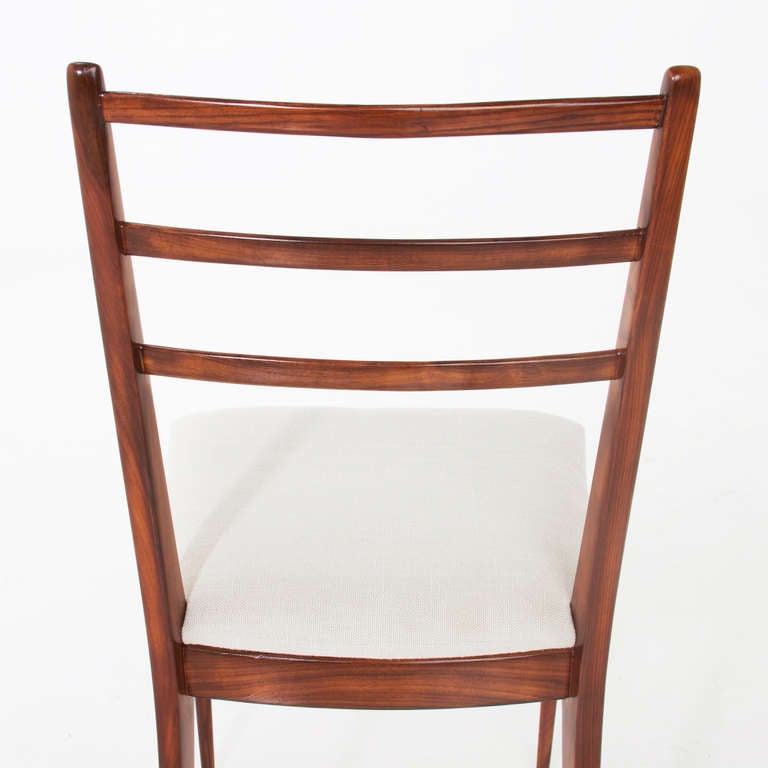 Set of 6 Brazilian Dining Chairs by Giuseppi Scapinelli 2