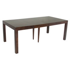 Milo Baughman for Parsons Burled Walnut Extendable Dining Table
