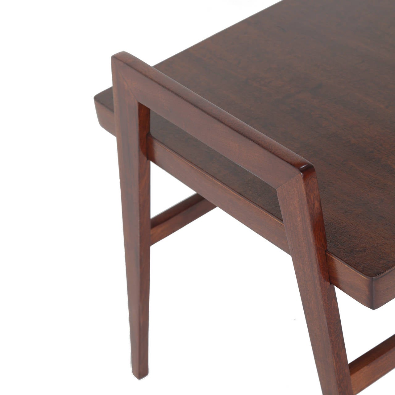 Brazilian Organic Modern Solid Peroba Side Table For Sale 4